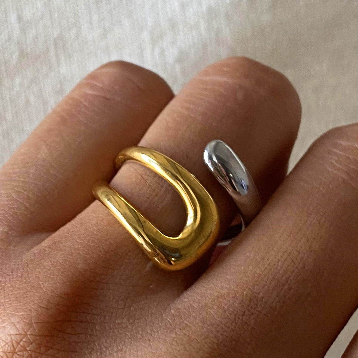 Classic Style 2 Color Ring