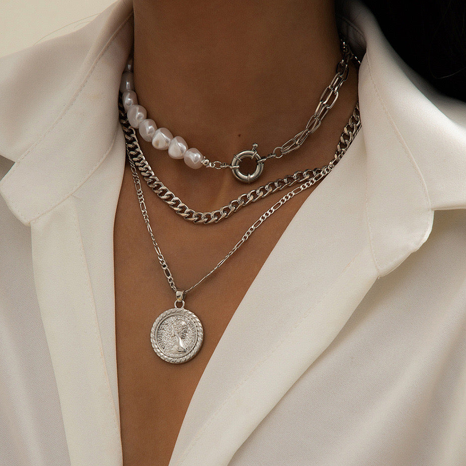 Retro Multi Layer Necklace