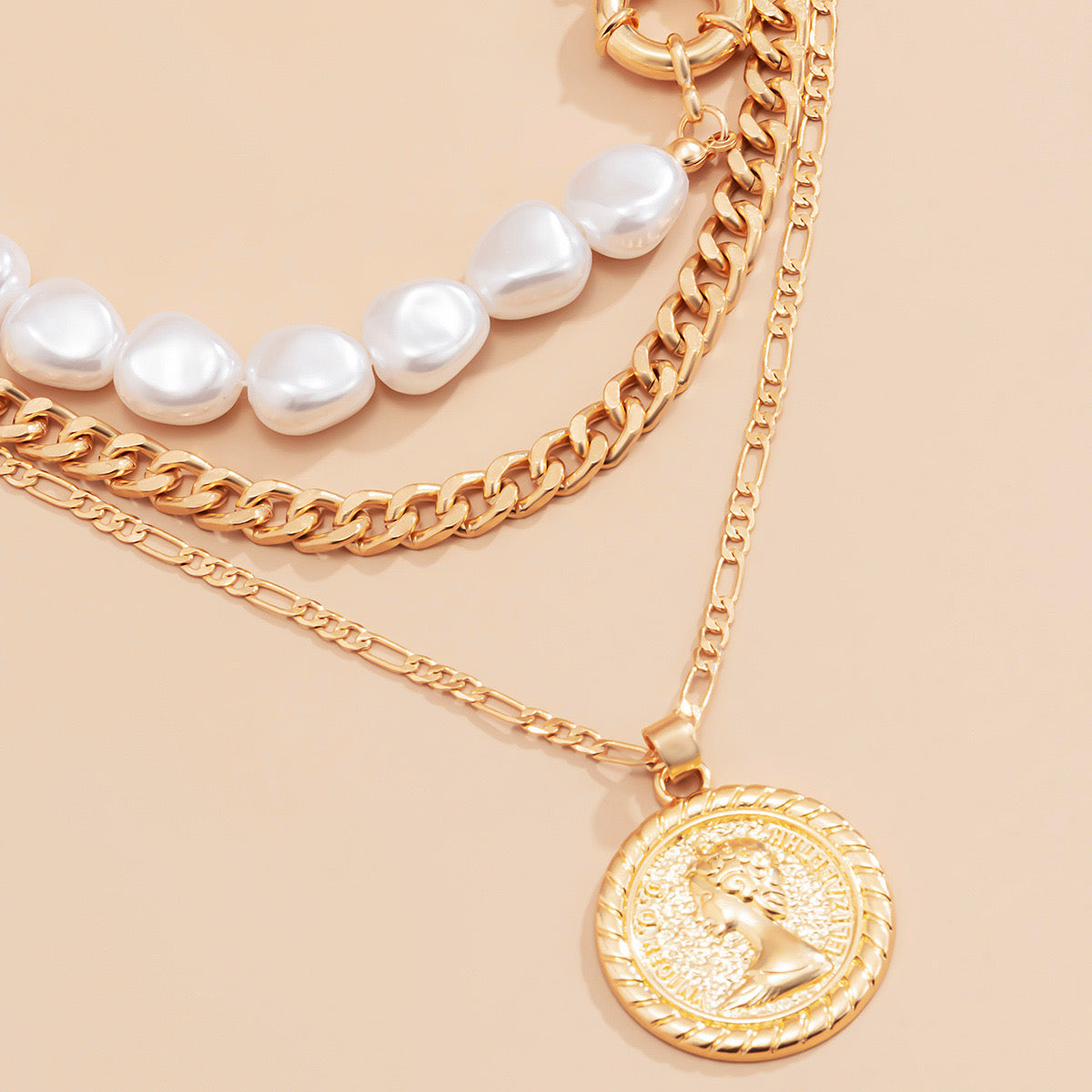 Retro Multi Layer Necklace
