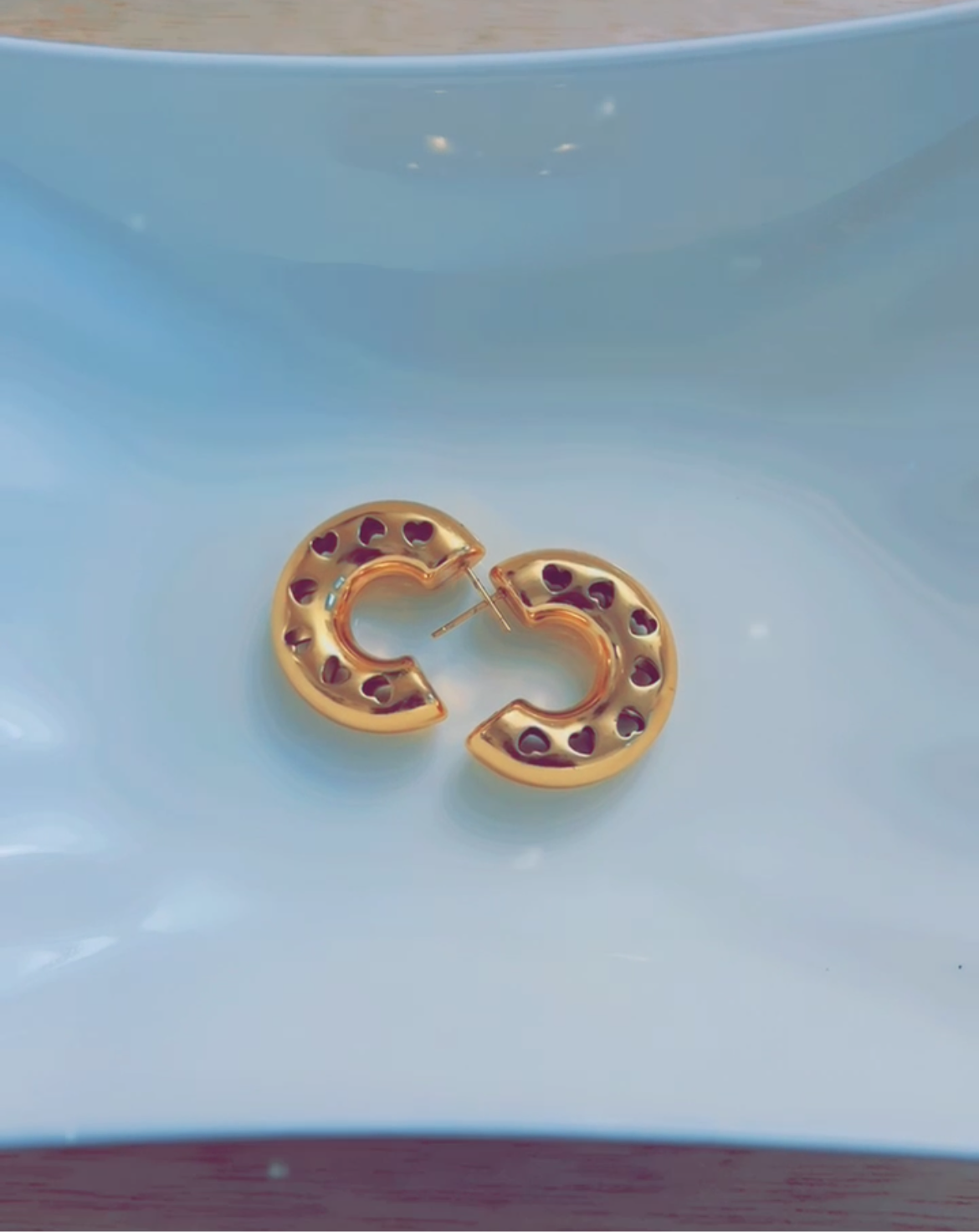 Chunky Heart Earrings
