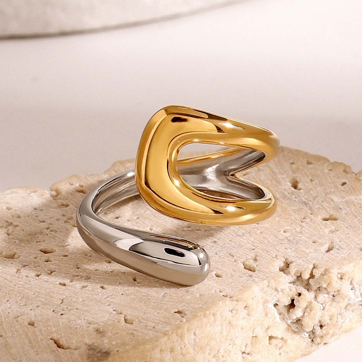 Classic Style 2 Color Ring