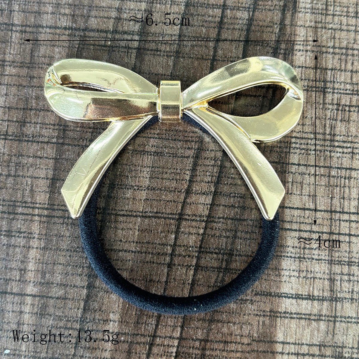 Hair Tie stainess steel bow