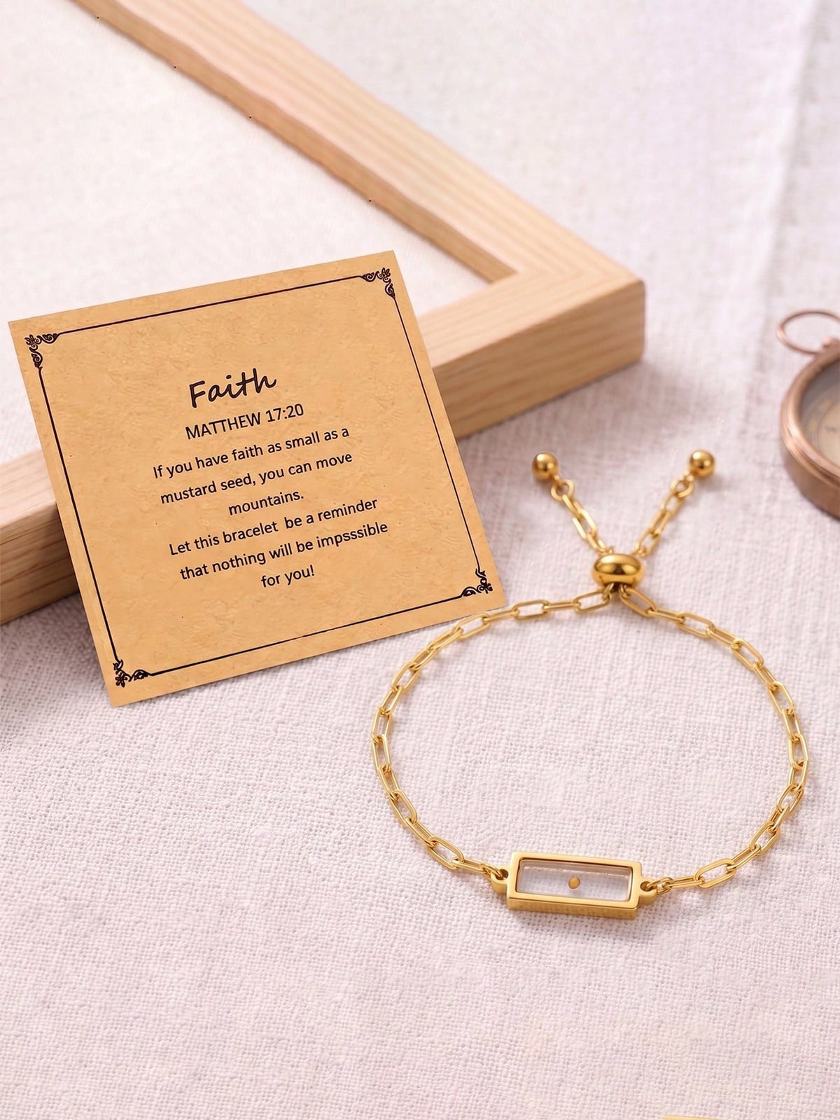 Brazalete Fé— Grano de Mostaza