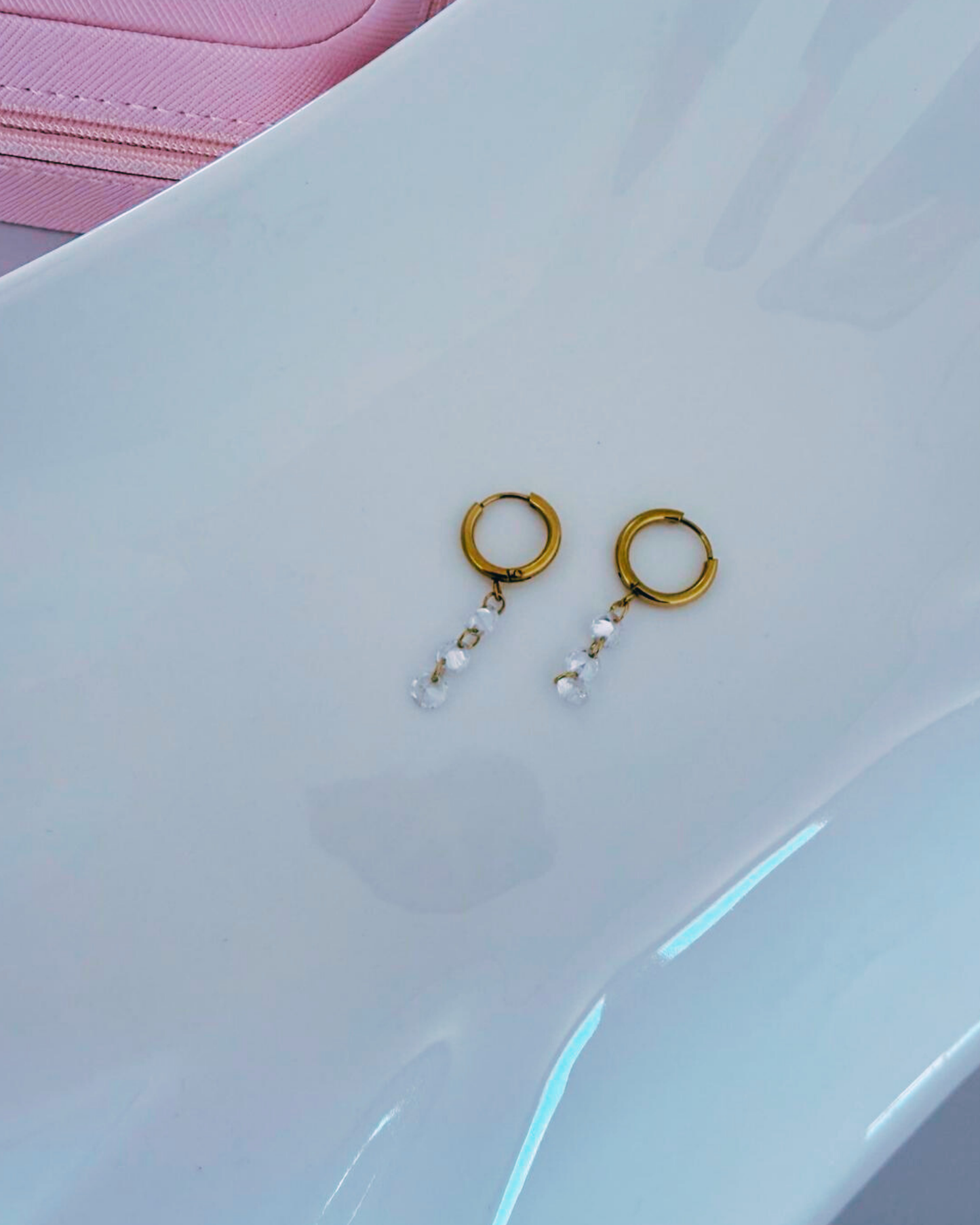 Loop Stone Earrings