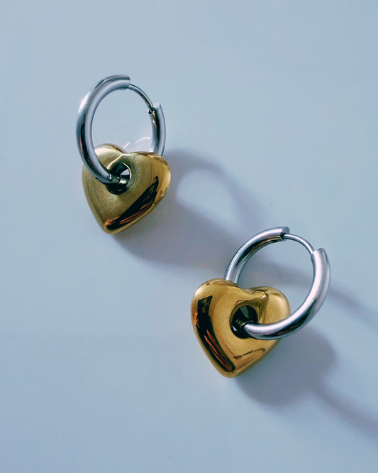 Double Heart Earrings