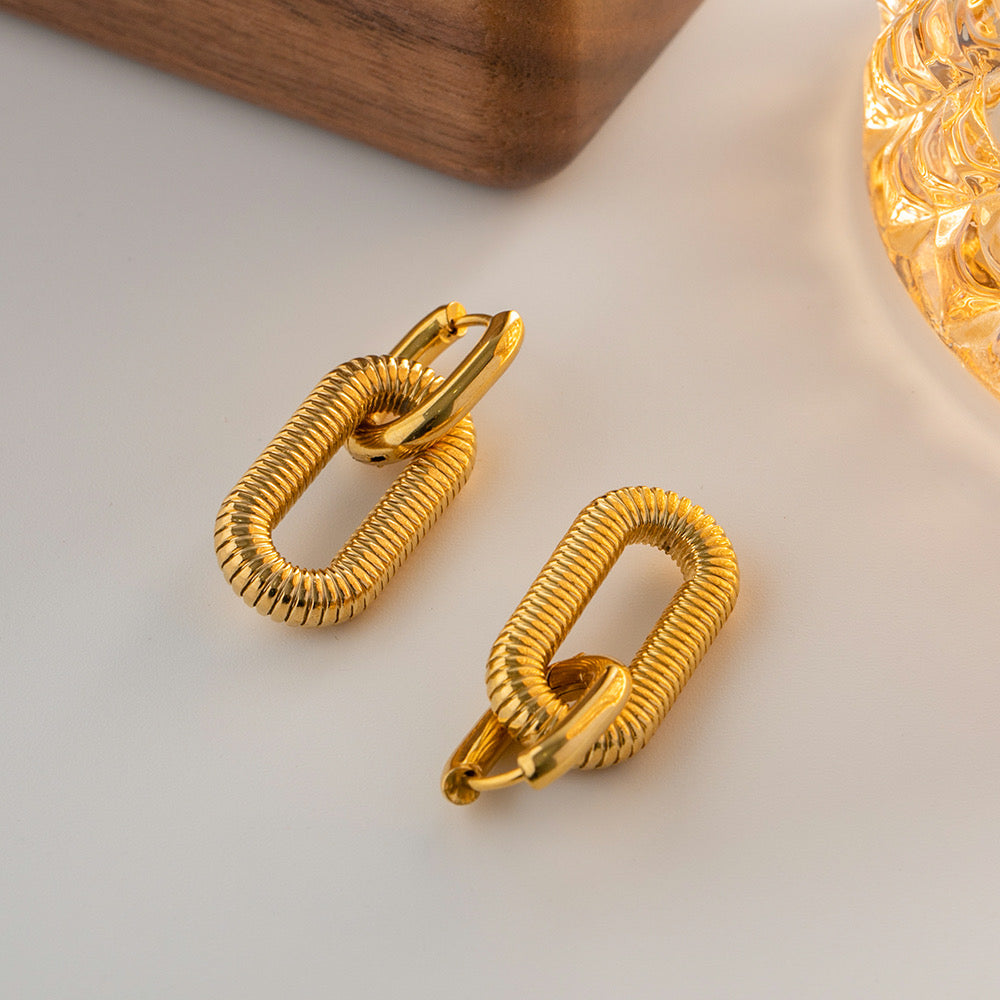 Golden Loop Earrings