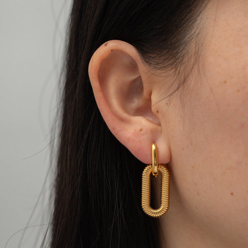 Golden Loop Earrings