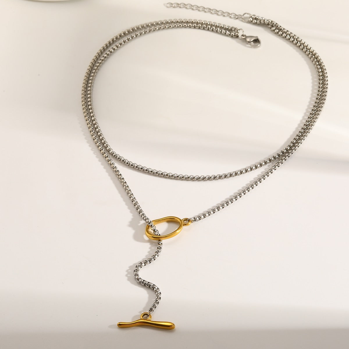 Collar Silver & Gold Elegance ✨
