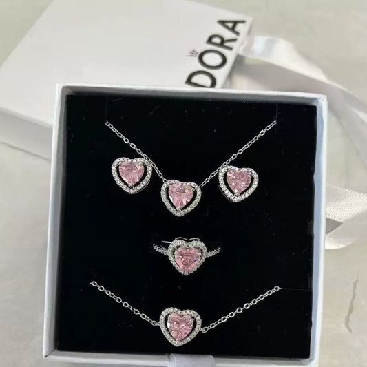 Corazon de Cristal Rosa