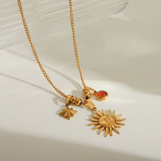 Sun necklace